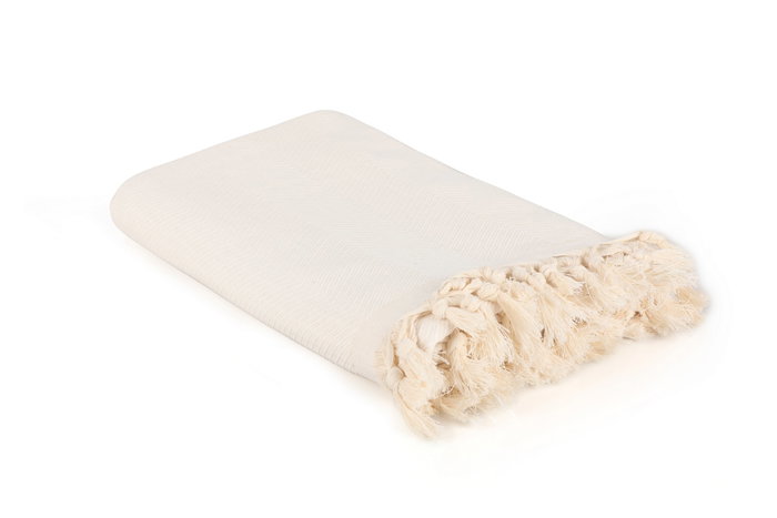 L'essentiel linge de maison Funda de sofá Ecru 170 x 230 cm